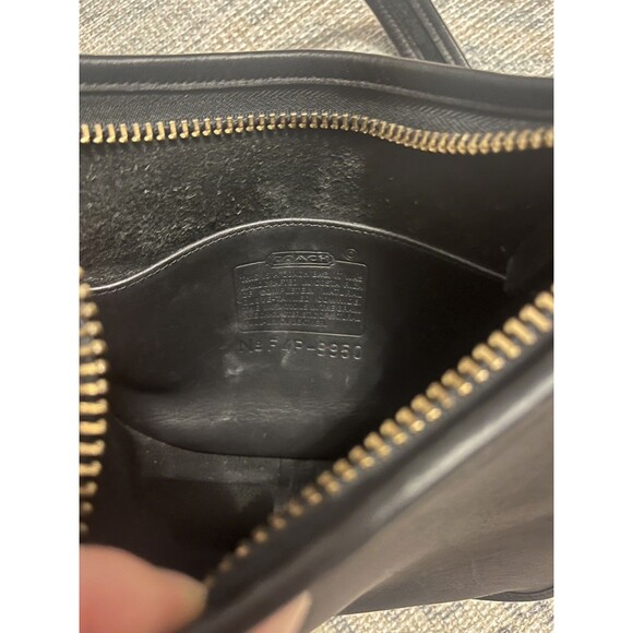 Vintage Coach Janice Legacy Bag 9950 Black Leather Crossbody Shoulder Bag - Picture 15 of 16